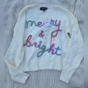 33 Degrees Merry & Bright Womens Oversized Sweater XXS
